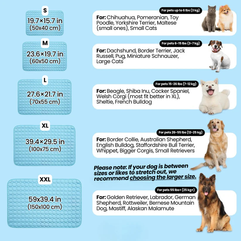 AZORAVERO™ ICYNAP Cooling Dog Mat