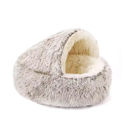 Cozy Cocoon™ Hooded Pet Bed