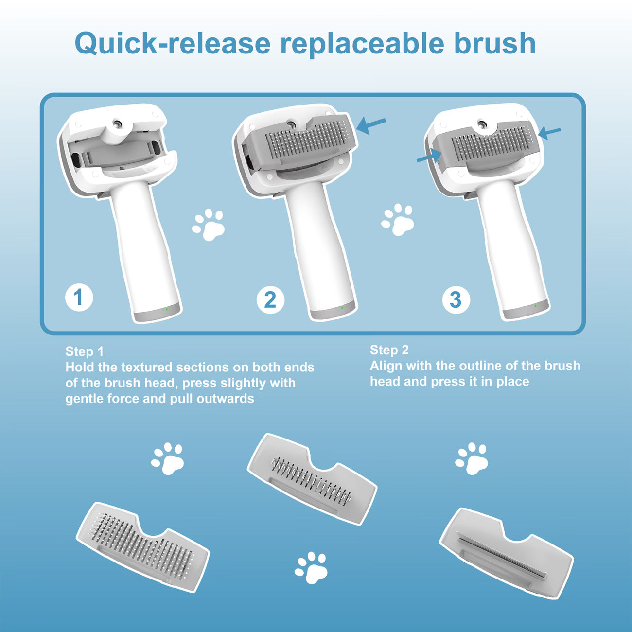 AZORAVERO™ 5 in 1 Pet Steam Brush