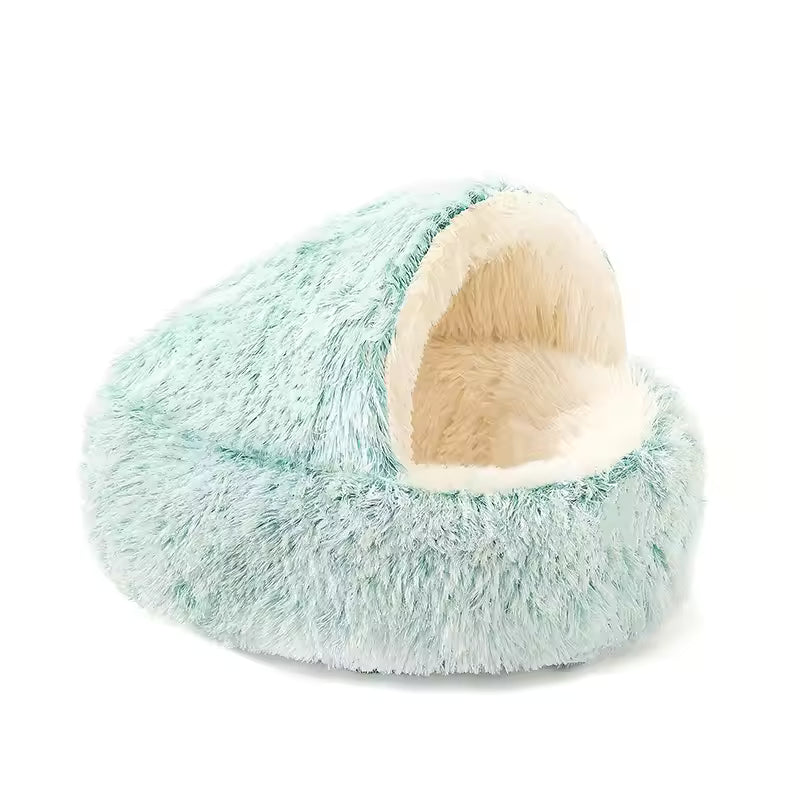 Cozy Cocoon™ Hooded Pet Bed